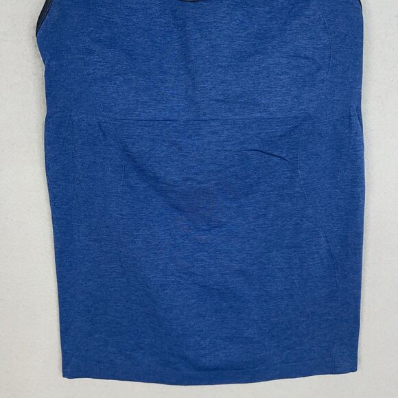 Lululemon Tank Top Womens 10 Blue Ebb & Flow Racerback Seamless Workout Gym Yoga - Picture 4 of 15